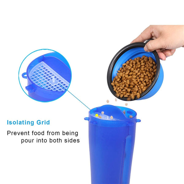 2 in 1 Doggy water and food bottle