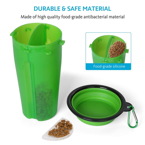 2 in 1 Doggy water and food bottle