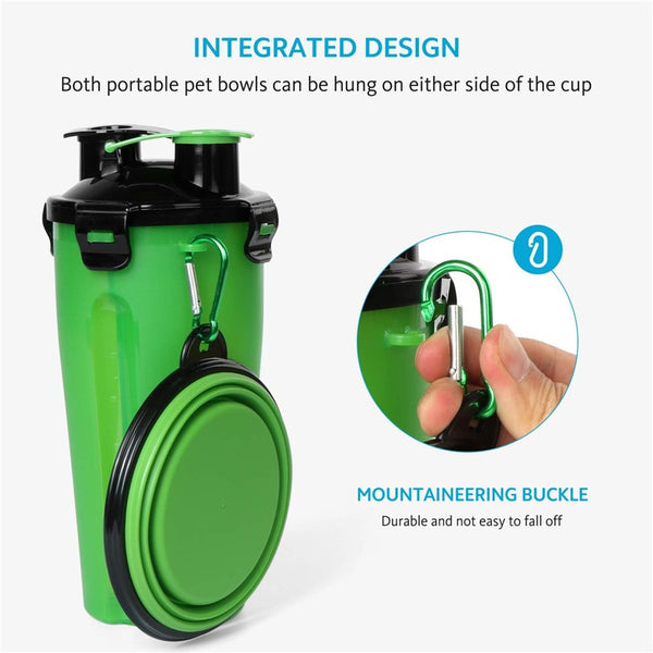 2 in 1 Doggy water and food bottle