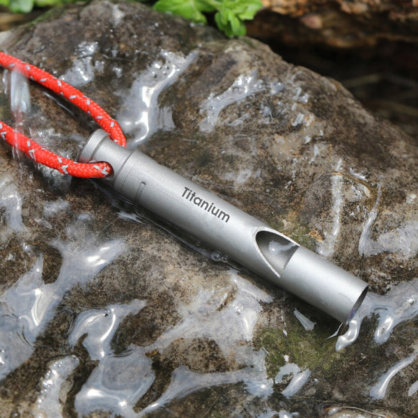 Ultralight Titanium Whistle