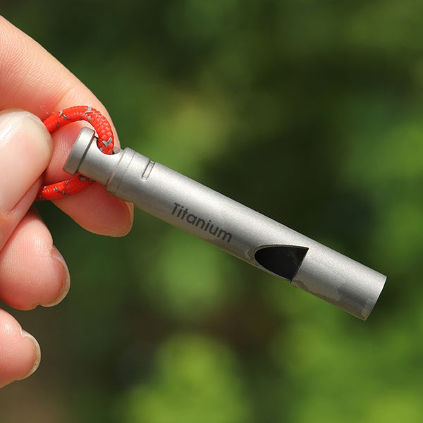 Ultralight Titanium Whistle