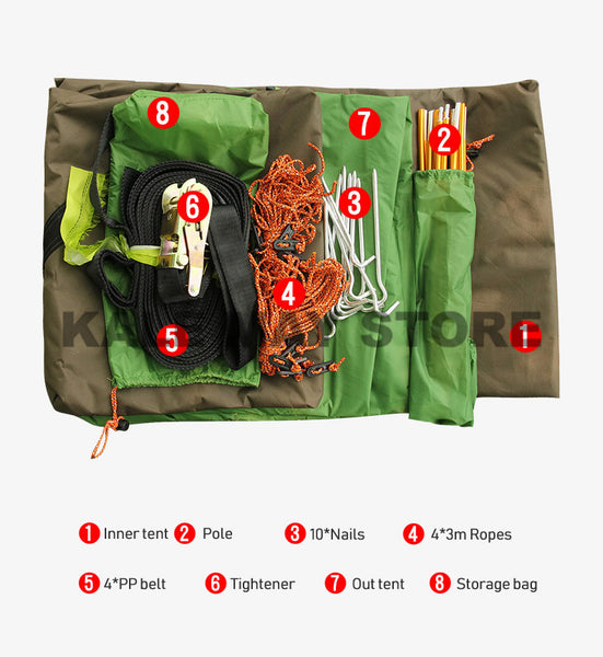 Three person Hanging Tent