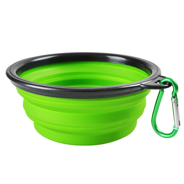 Collapsible Silicone Dog Bowl