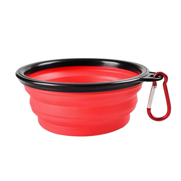 Collapsible Silicone Dog Bowl